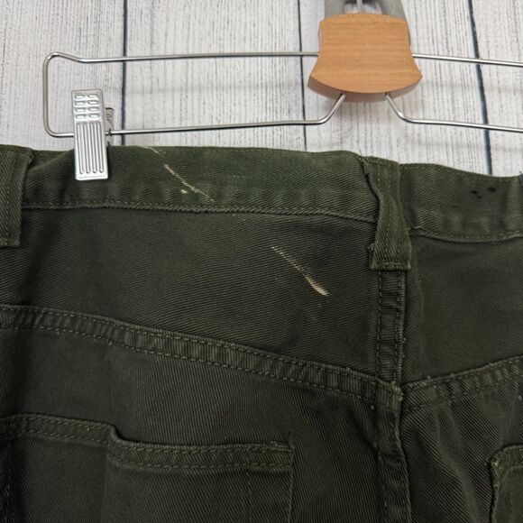 Member's Property Men's W46 x L33 Dark Green Relaxed Baggy Denim Jeans Y2K - Picture 3 of 6